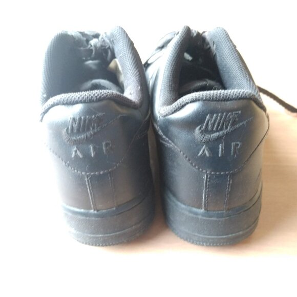 Nike Men's Air Force 1 Black Lace Up Sneakers Size 13 CW2288-001 - Picture 3 of 5